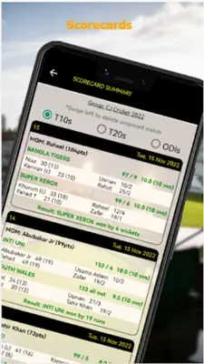 CricApp android App screenshot 1